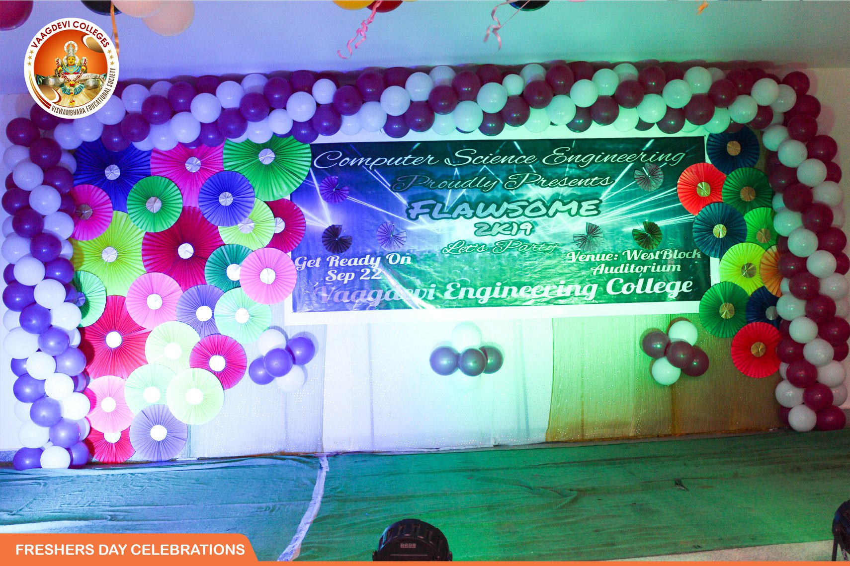 Freshers Day Celebrations Vaagdevi Engineering College