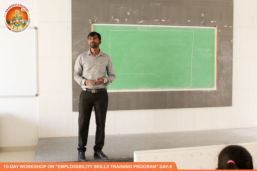 EMLOYABILITY SKILLS TRAINING PROGRAM DAY-8
