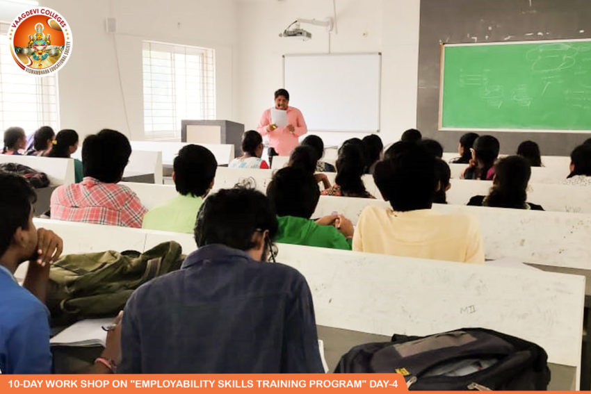 EMPLOYABILITY SKILLS TRAINING PROGRAM DAY-4
