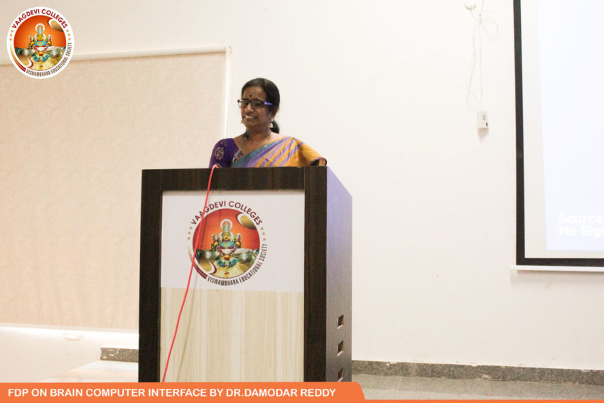 FDP ON BRAIN COMPUTER INTERFACE BY DR. DAMODAR REDDY