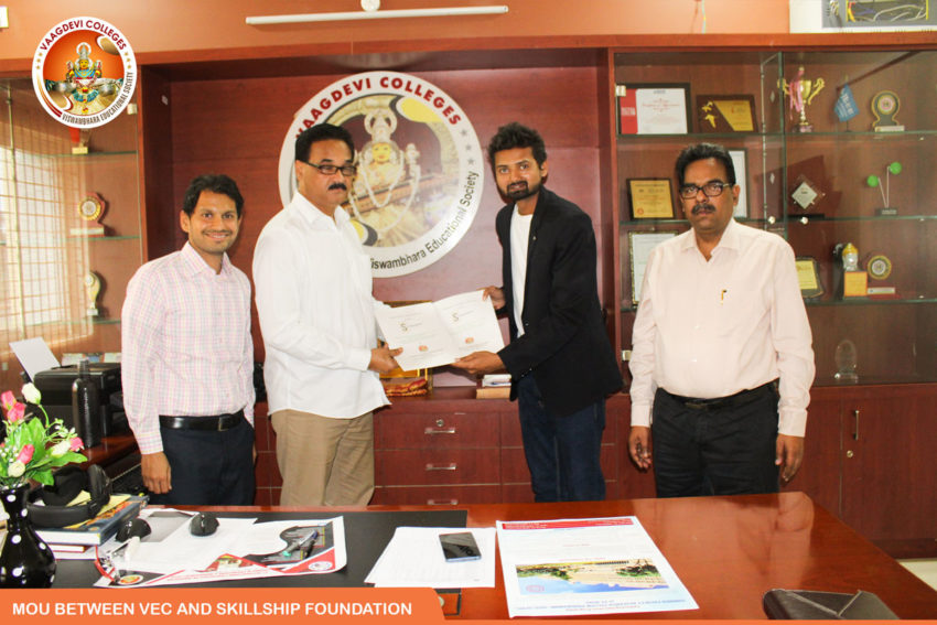MOU BETWEEN VEC AND SKILLSHIP FOUNDATION