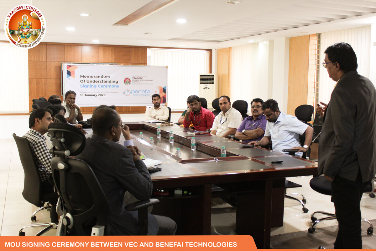 MOU SIGNING CEREMONY BETWEEN VEC AND BENEFAI TECHNOLOGIES