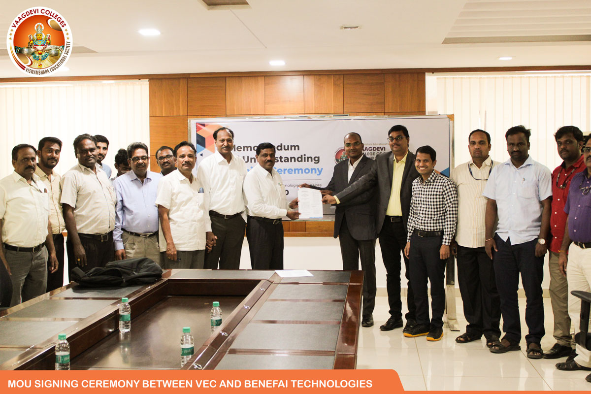 MOU SIGNING CEREMONY BETWEEN VEC AND BENEFAI TECHNOLOGIES