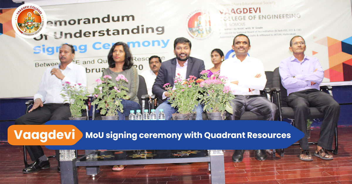 MoU signing ceremony.